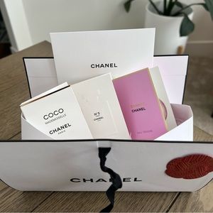 Chanel Fragrance Sampler | Chance Eau Tendre | Coco Mademoiselle | No 5 …